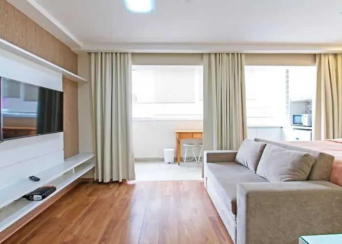 Studio 610 Now Alto Da Boa Vista - Um Espaco Que Transforma Sua Hospedagem Em Uma Experiencia Memoravel
